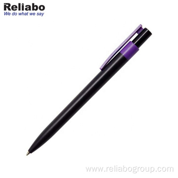 Click action solid plastic pen with frosted finishing